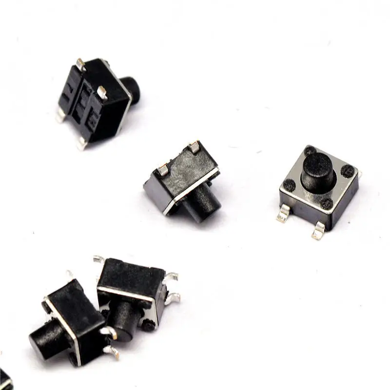 50 Pcs 4.5*4.5mm Light Touch Switch SMD ON/OFF Touch Button Touch Micro