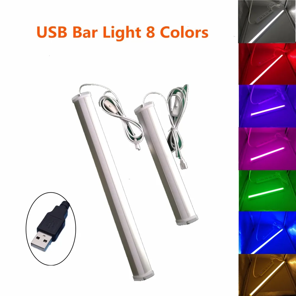 USB светодиодный светильник 5 в постоянного тока светодиодная жесткая полоса для