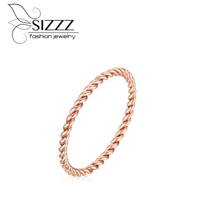 Кольцо женское скрученное из нержавеющей стали 1 5 мм|rings for women|ring fortwist ring |