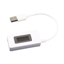 Portable LCD Display font b USB b font Charger Voltage and Current Detector Mobile Power Charger