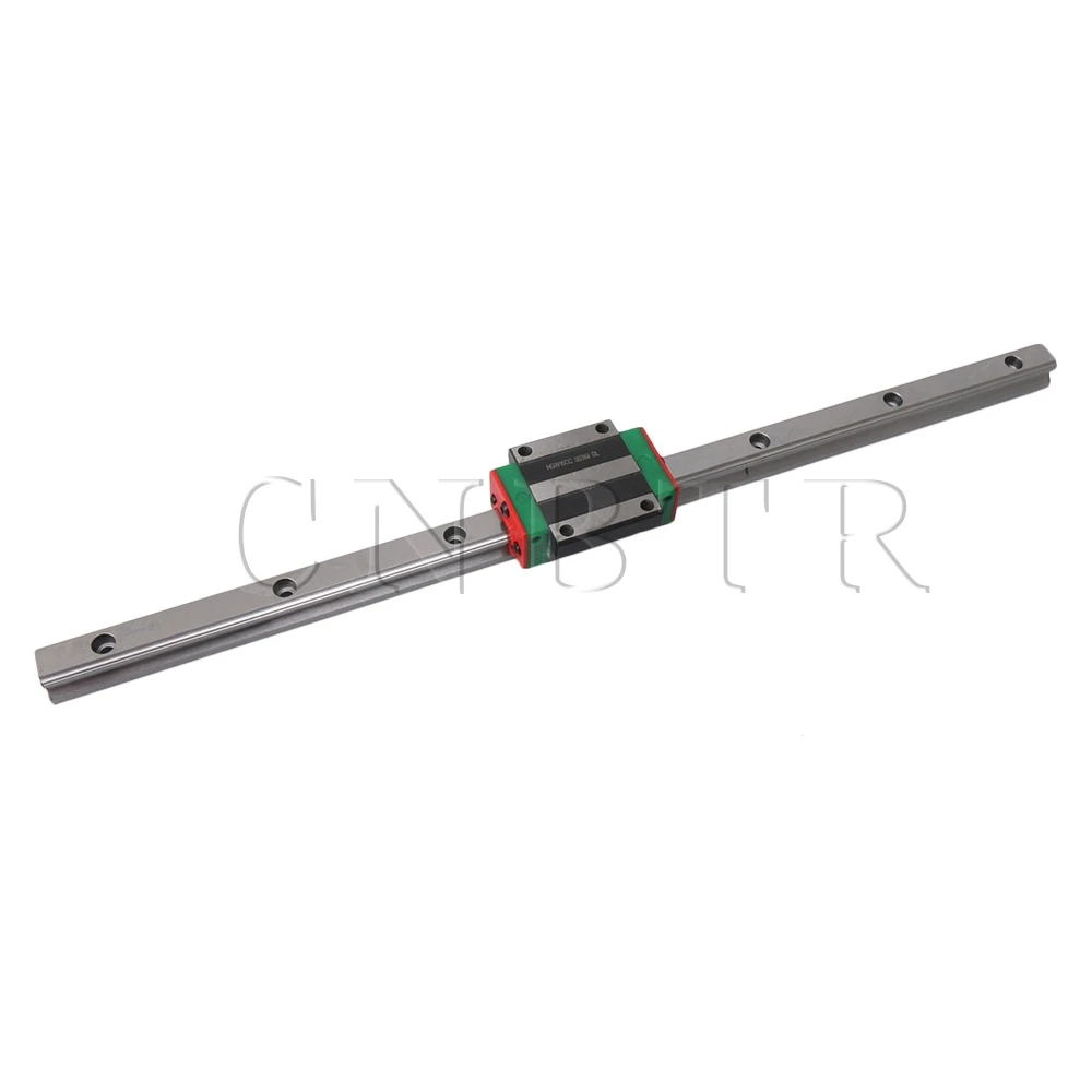 

CNBTR 400mm Length HG15 Linear Rail Guide with 47mm Width HGW15CC Guide Rail Sliding Block for 3D Printer and Linear Motion