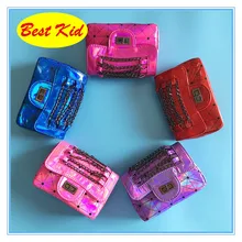 DHL! BestKid стильный лазерный дизайн сумки на плечо для маленьких девочек Горячая Мода кошелек детские сумки SMT071D