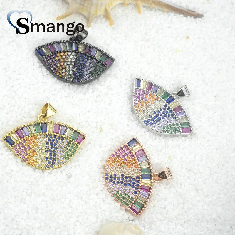 

5Pieces, Fashion Jewelry , The Rainbow Series. The Shell Shape Pendant , 4Colors, Can Wholesale