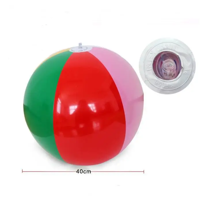 

40cm PVC Rainbow Color Party Inflatable Beach Balls Beach Pool Party Toys