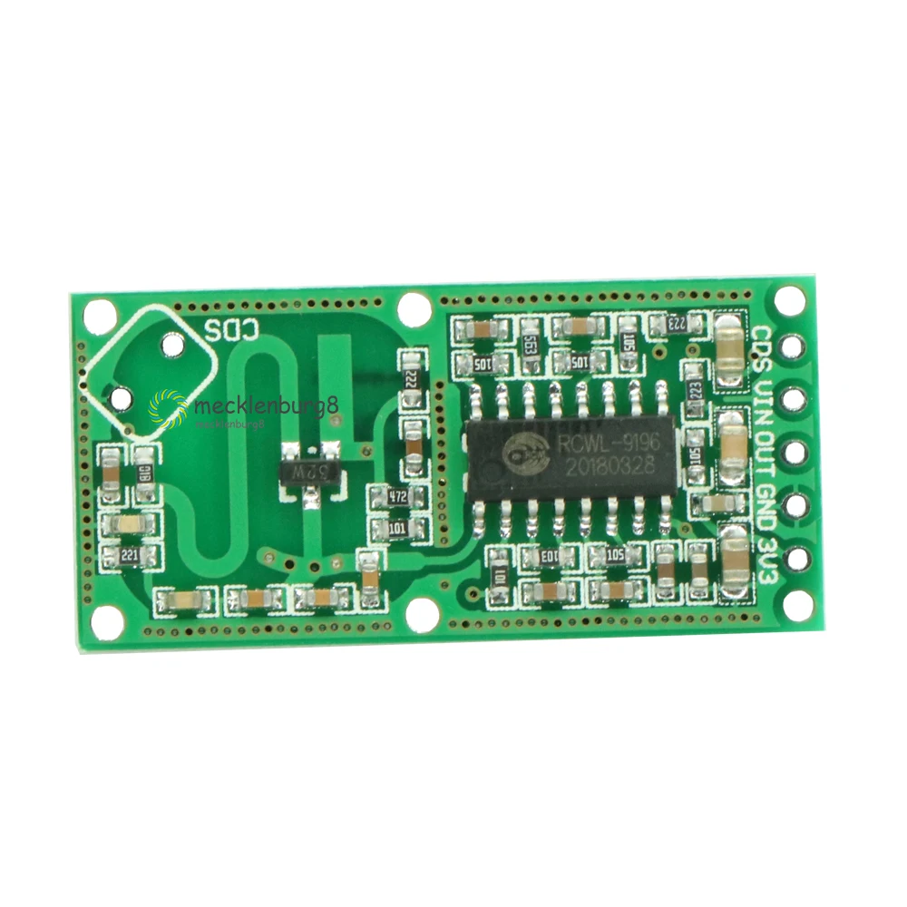 

5Pcs RCWL-0516 Microwave Radar Sensor Human Body Induction Switch Module Output 3.3V With The Penetrating Detection Capability