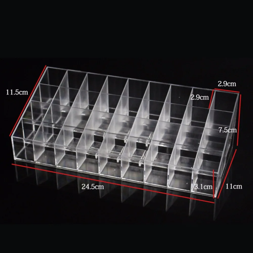 40/36/24 Сетки многофункциональный домашний Спальня губная помада Стенд Чехол косметический инструменты для макияжа Организатор Пластик коробка