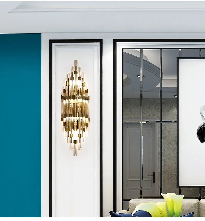 Nordic Wall sconce Lamp Led crystal wall lights 7
