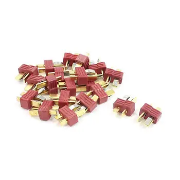 

20 Pcs Deans Style Male Plug T Connector for RC Helicopter Boat