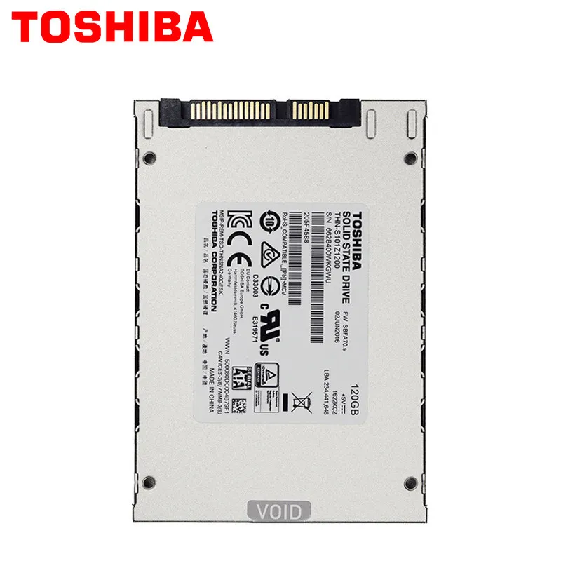 energi råd Glat TOSHIBA A100 120G 240G SSD Solid State Hard Drive Disk 120GB 2.5" SATA3  Internal Original 3 years Warranty for Desktop Laptop PC