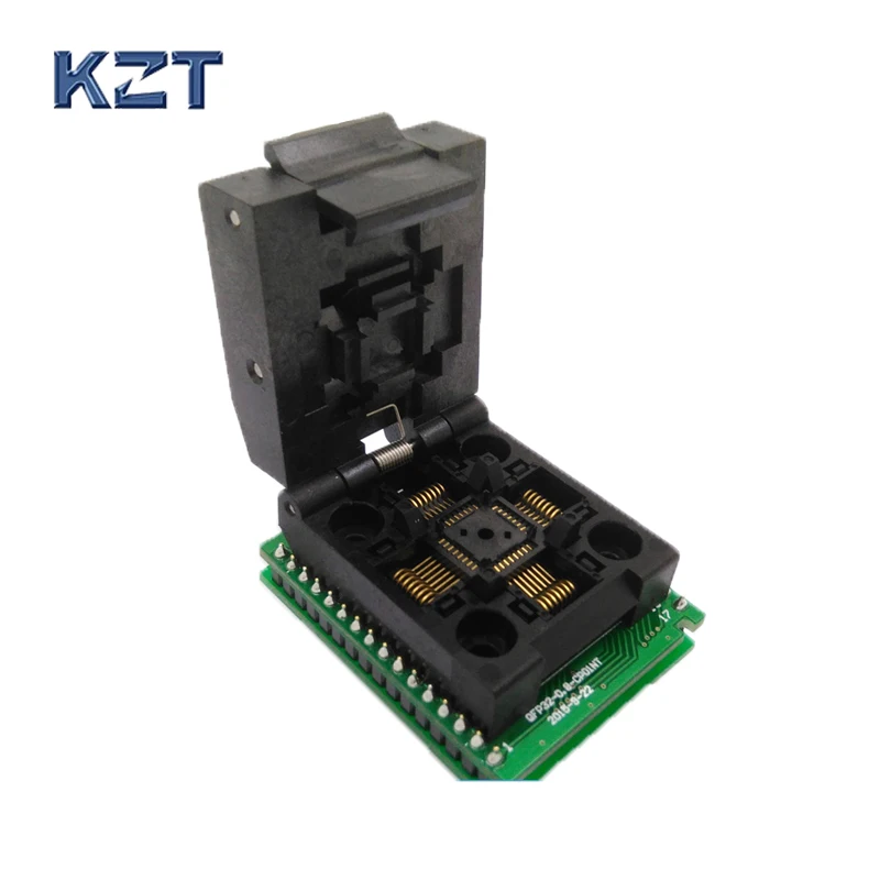 

QFP32 TQFP32 LQFP32 to DIP32 Universal Programmer Pin Pitch 0.8mm IC Body Size 7x7mm Test Socket Adapter Support TL866A TL866CS