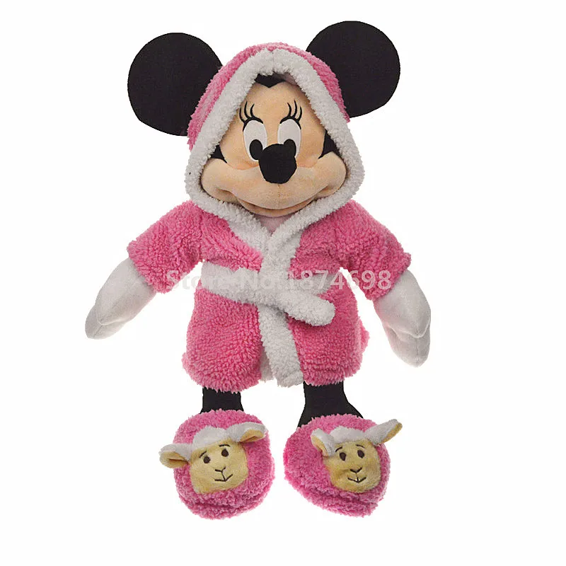 

New Goodnight Minnie Cute Sheep Pink Pajamas Outfit Plush Toy 40cm Stuffed Animals Kids Toys for Baby Children Gifts