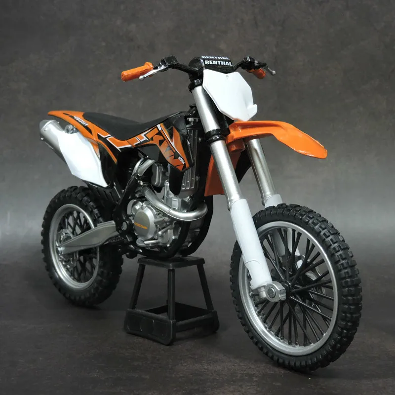 

New Special Die-cast Metal 1/10 Ktm450-sxf 2012 Off-road Motorcycle Desktop Display Collection Model