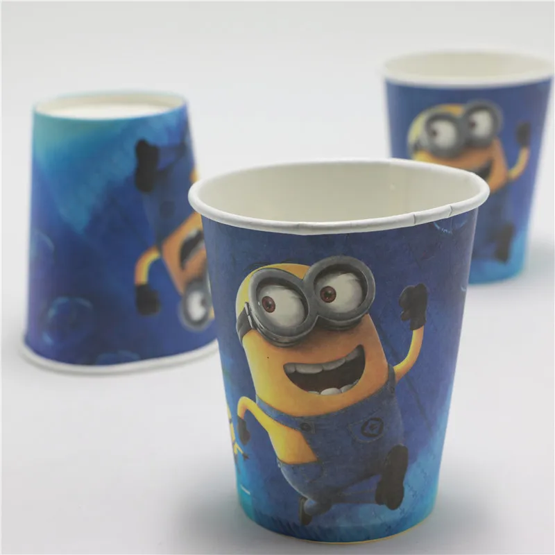 Event-Party-Supplies-disposable-Paper-Cups-Minions-Theme-Party-Kids-Birthday-Festival-Party-decorations-10pcs-lot (1)