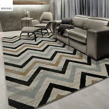 AOVOLL, утолщенный тонкий ковер в скандинавском стиле, полипропиленовый ковер для спальни, коврик для гостиной, Рождественский коврик, напольный коврик