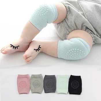

New Baby Anti Slip Knee Pads Baby Socks Safety Crawling Elbow Cushion Knee Protector Leg Warmers for Newborns 5 Colour