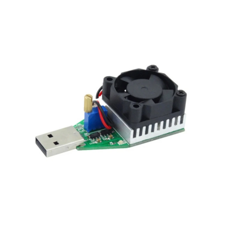 

3.7-13V USB DC Load Resistor Electronic Adjustable Constant Current Industrial With Cooling Fan