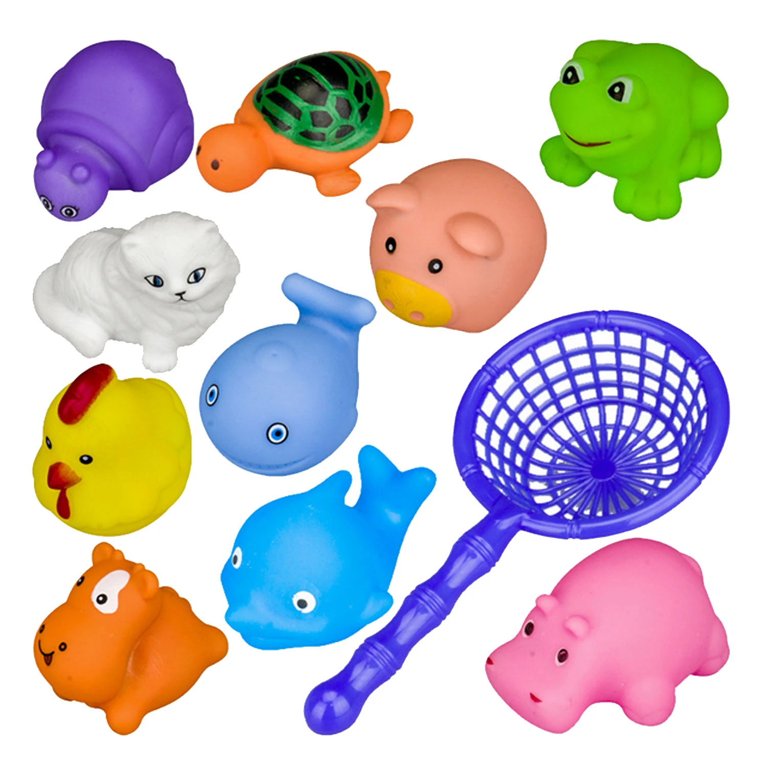cat bath toys