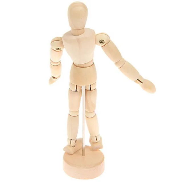 New Fashion Small Wooden Flexible Human Model Unique Model for