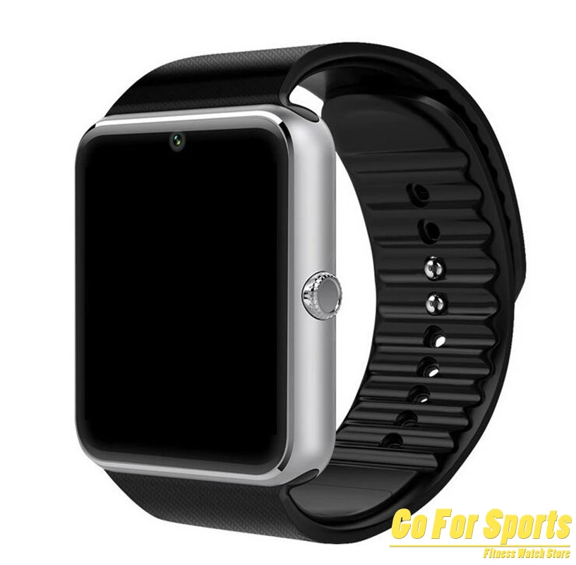 Blacksilver Новинка, умные часы, синхронизация уведомлений, поддержка sim-карты TF, подключение Apple, Iphone, Android, телефон, для женщин и мужчин, умные часы GT08 - Цвет: Blacksilver