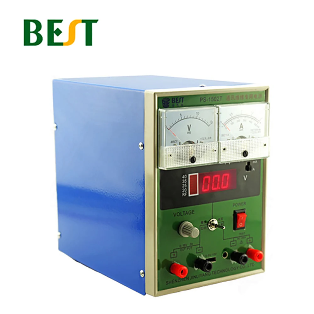 

BEST 1502T DC Power Supply Device 15V2A Communications Test Mobile Signal Phone Repair Adjustable Regulated Power Supply
