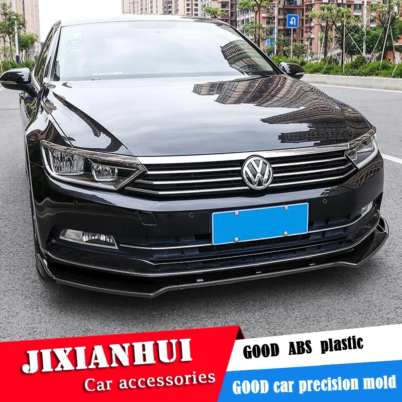 

For Volkswagen Passat B8 Body kit spoiler 2017-2018 For Passat ABS Rear lip rear spoiler front Bumper Diffuser Bumpers Protector