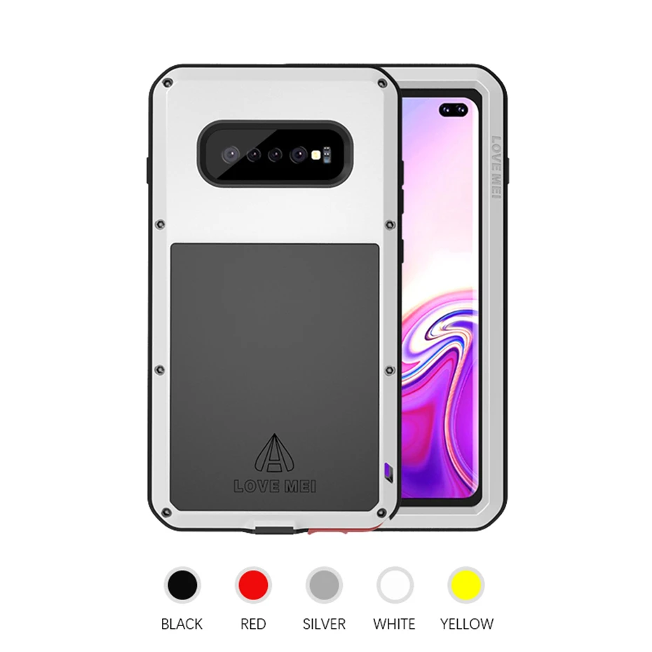 Металл Броня чехол для samsung Galaxy S10 S10E мощный открытый брызг пыле противоударный чехол для телефона для samsung S10 плюс