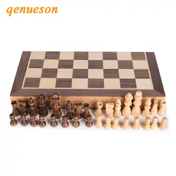 Высшего класса производительности Магнитная Складной Деревянный Шахматы твердой древесины шахматная доска 2,2/3,0 дюйма штук развлечения