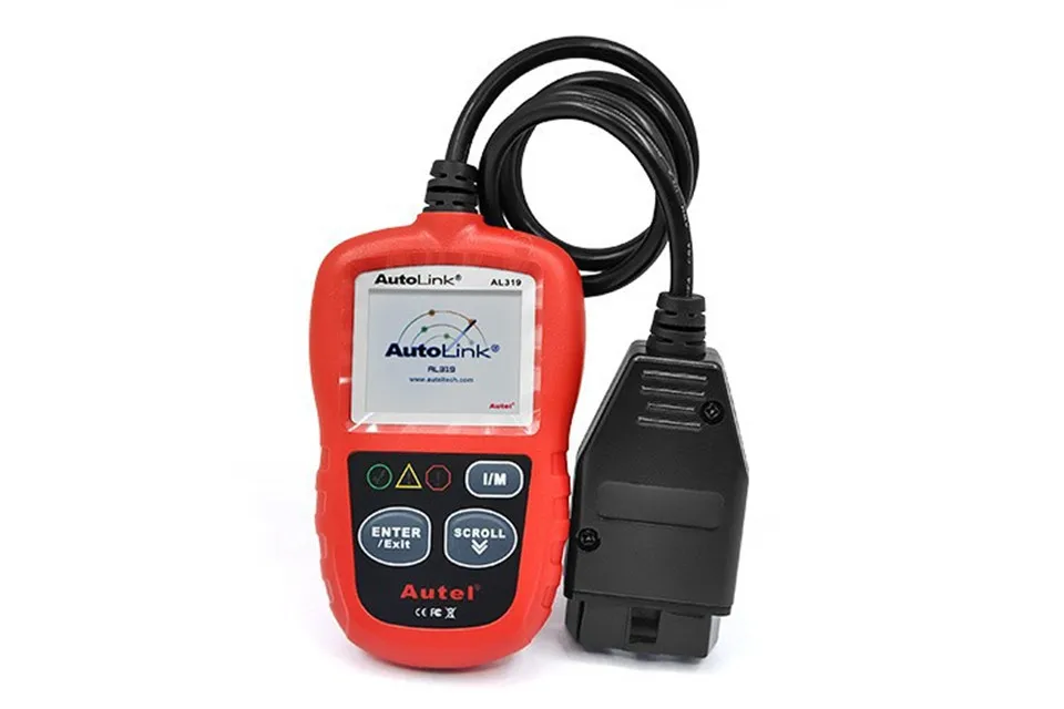 [Autel Дистрибьютор] авто диагностический сканер Autel AutoLink AL319 OBD II и CAN читальный инструмент кодов Auto Link AL-319 яркий цветной экран