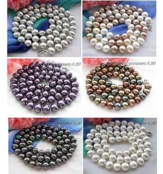 

X0204 34" 15MM EGG SOUTH SEA SHELL PEARL NECKLACE
