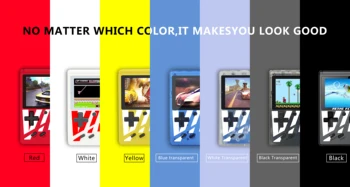 

Powkiddy new arrival colorful Super VIB Q5 handheld game console Vibrating HD built in 169 games support TV output double play