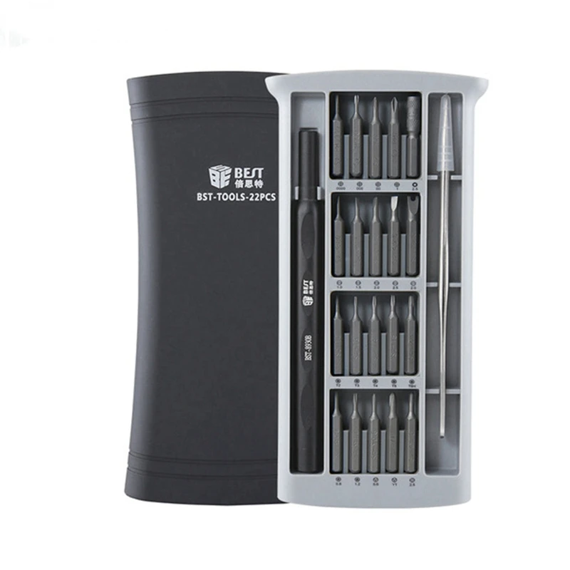 

BEST 22 In 1 Screwdriver Set Precision Magnetic Screwdriver Bits For Iphone Macbook Mobile Phone Tablet Pc Repair Tools Kit