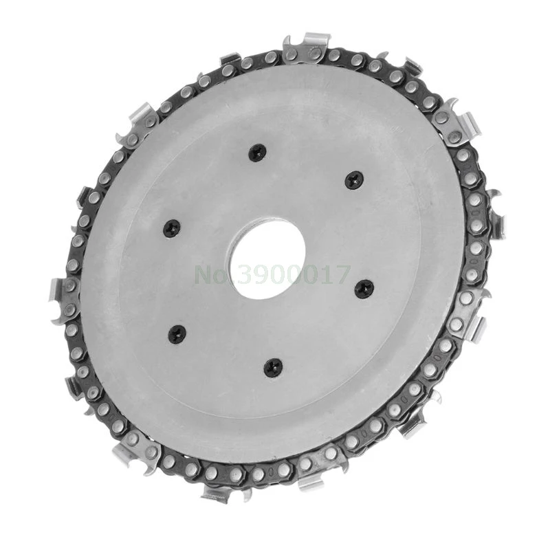 

5 Inch Arbor 22mm 14Tooth Multi-Functional Woodworking Chain Grinder Saws Disc Plate Tool Wood Carving Disc Angle Grinding Tool