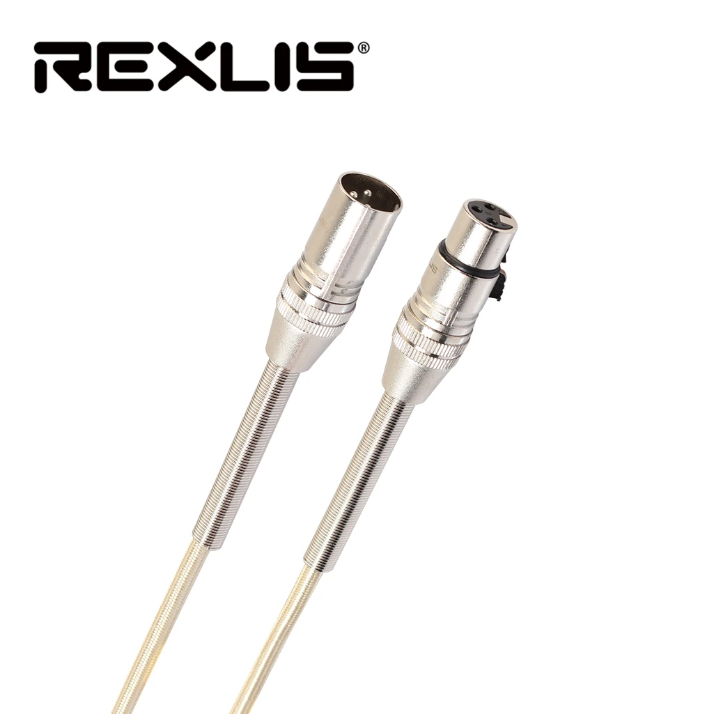 Звуковой кабель REXLIS 0 3 20 м для микрофона контактный удлинитель XLR штырь гнездо