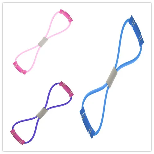 Elastic Band 8 Shaped Fitness Resistance Bands Rubber Loops Latex Pull Rope Expander Training Band Gum For Brace & Support
