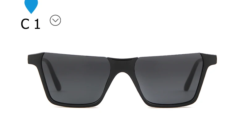 SORVINO, ретро стиль, полуоправа, квадратные солнцезащитные очки для мужчин и женщин,, фирменный дизайн, плоский верх, зеркальные, 90 s, солнцезащитные очки, очки Oculos Sp250 - Цвет линз: C1