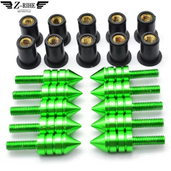 

5mm motorcycle Windscreen Bolt nuts for kawasaki zxr kaw-6r zx-10r er-6f z1000 z800 ktm 690smc 690duke 990smr 1190r 990smr 2012