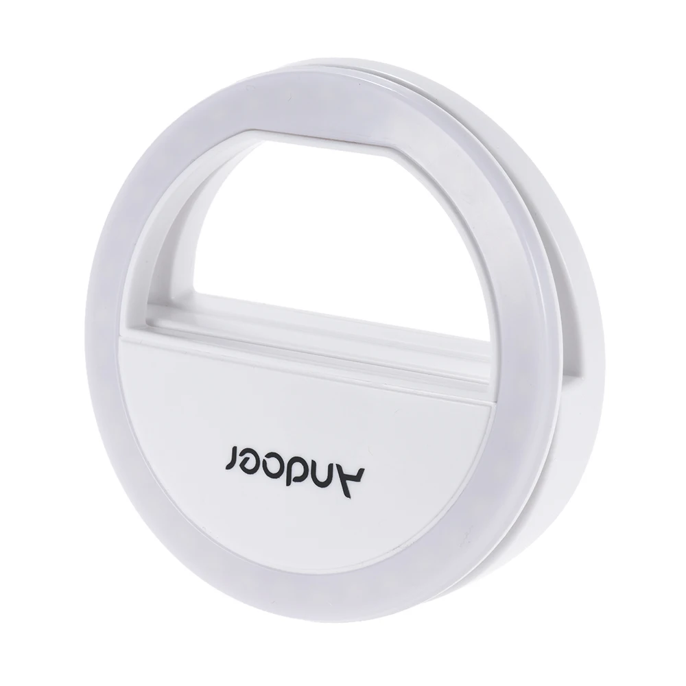 

Andoer LED Selfie Ring Lamp Fill-in Light XJ-01 Portable Clip-on Mini Lighting for Samsung BlackBerry HTC Huawei LG Smartphone