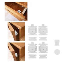 Детский магнитный замок для защиты ребенка, невидимый замок для детей, безопасный уход, защелки для ящиков для шкафа, дверь холодильник