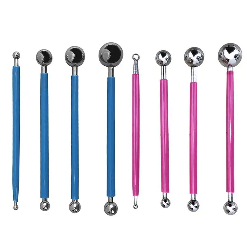 

4Pcs/set Playdough Tool Sculpture Tools DIY Stainless Steel Fimo Polymer Clay Tools Toys For Clay Carving