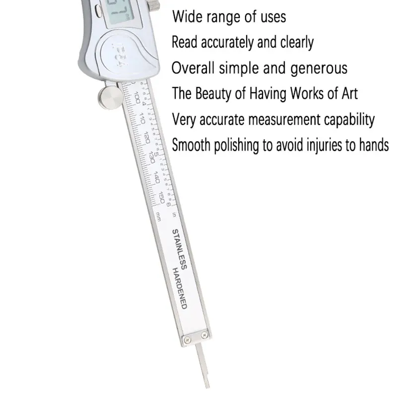 150/200/300 мм электронный цифровой штангенциркуль с нониусом IP54 Водонепроницаемость измерительный инструмент Водонепроницаемый Нержавеющая сталь суппорт