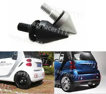

Rear Bumper Spikes Guards Protectors Sharp Cone for Smart Fortwo