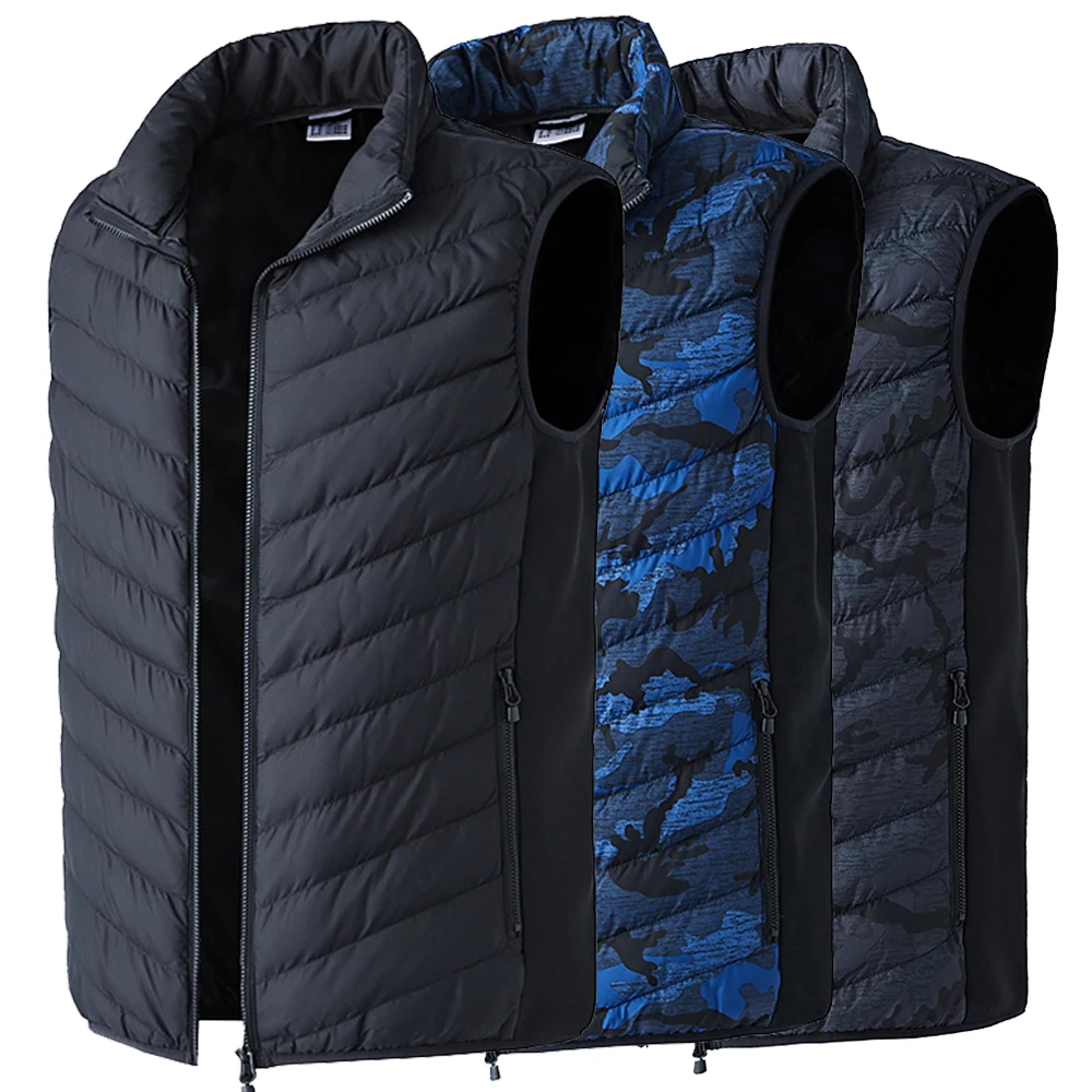 Мужской открытый USB инфракрасный тепловой жилет куртка Зимние электрические Углеродные волокна теплый моющийся жилет для спорта пешего туризма рыбалки