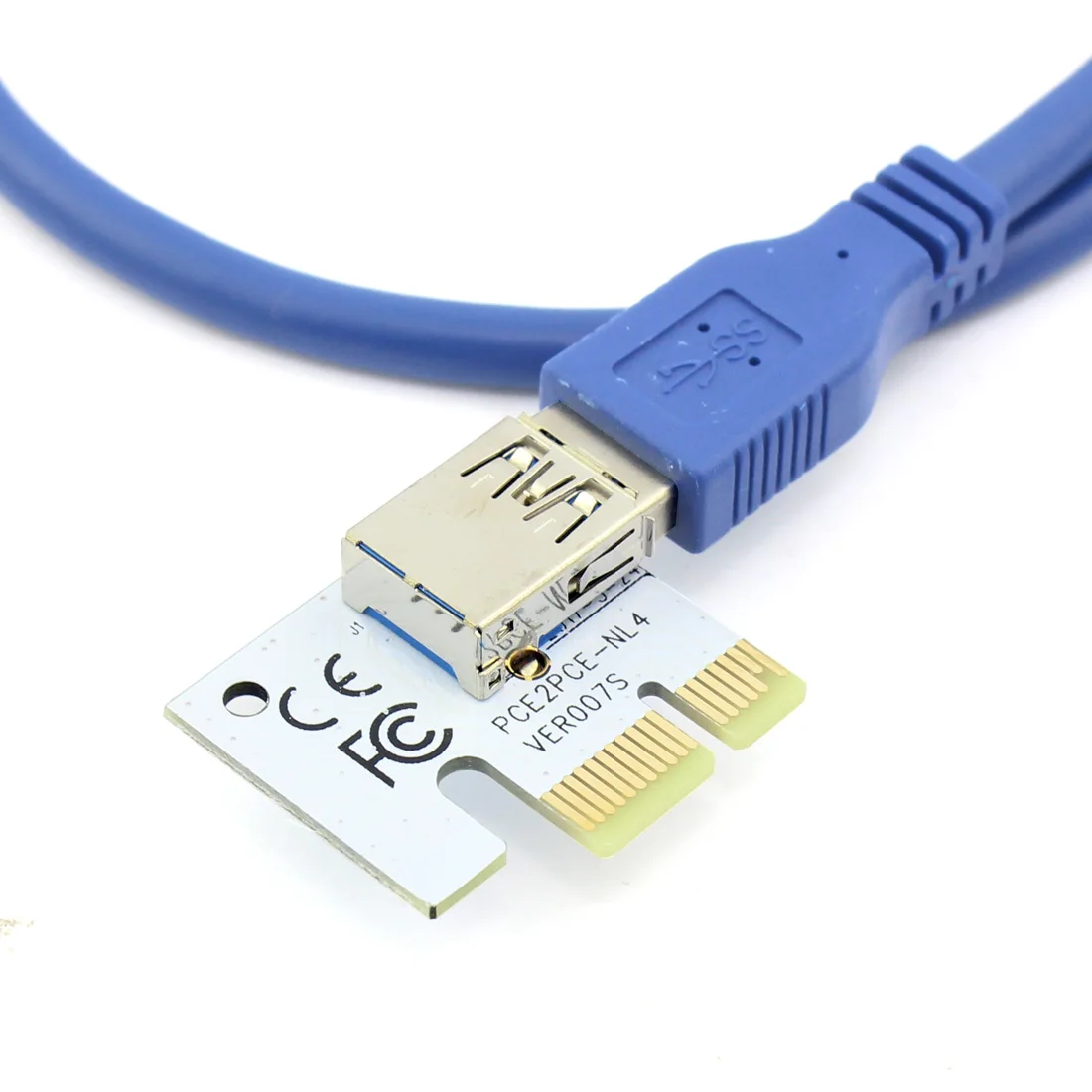 USB3.0 60CM PCIE 1X to 16X Graphics Card Extension Cable with Multi-power Ports DC Power Cable for Mining F21931/2 USB3.0 60CM PCIE 1X to 16X Graphics Card Extension Cable with Multi-power Ports DC Power Cable for Mining F21931/2