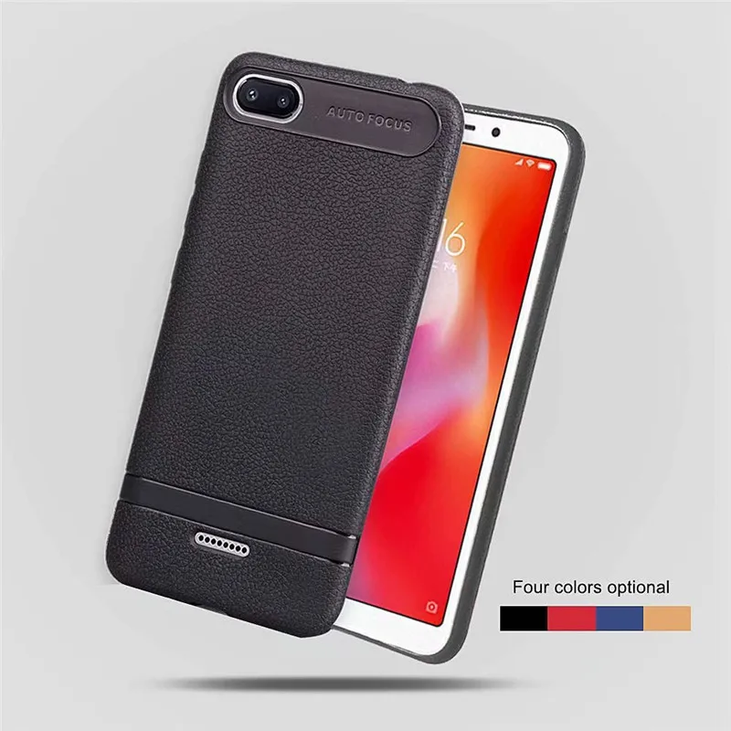 

Redmi 6A Case on For Xiaomi Redmi 6A Case Luxury Soft TPU Leather Cover For Xiaomi Redmi 6A 6 A Full Cover Cases Coque Fundas