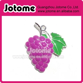 

43mm Enamel Grapes Pendant
