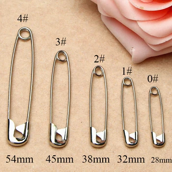 

1bag/lot Brooch Pins bodice pin Rhodium safety pins for craft brooches wedding garment home family life gathering helper gadgets