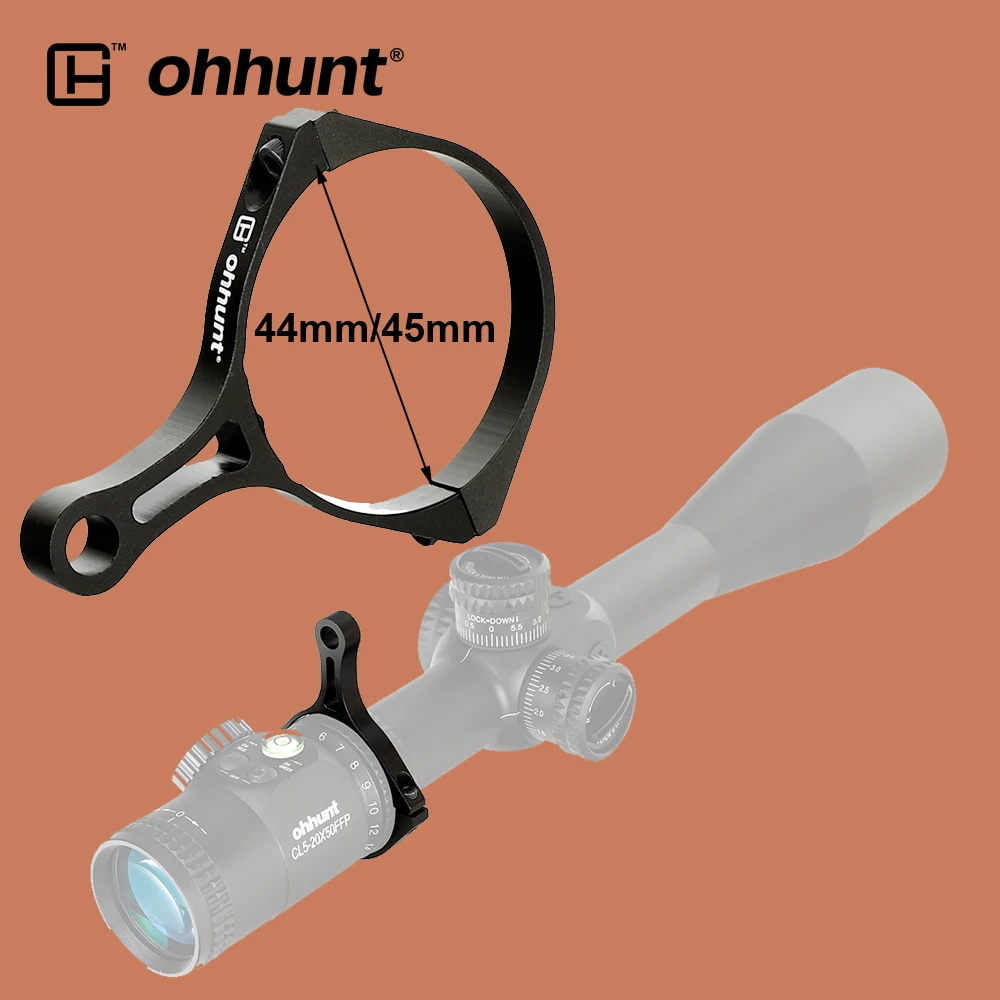 

ohhunt Tactical Switch View Throw Lever Scope Mount 44mm 45mm Tube Diameter Riflescope Magnification Adjustment Tool for Rifle
