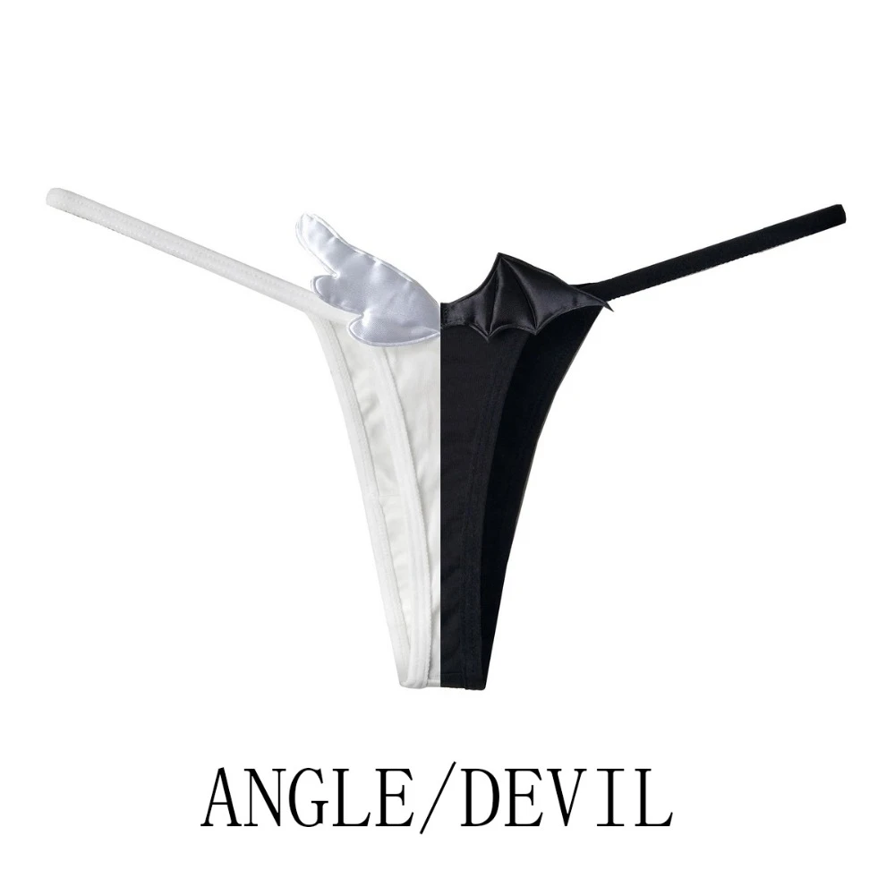 天使や悪魔 かわいい羽tバックセクシーなパンティーブリーフ女性の下着黒 白エキゾチックアパレル Panties Aliexpress 天使や悪魔 かわいい羽tバックセクシーなパンティーブリーフ女性の下着黒 白エキゾチックアパレル Panties Aliexpress