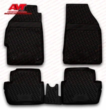 Floor mats case for Chevrolet Spark 2010- 4 pcs rubber rugs non slip rubber interior car styling accessories