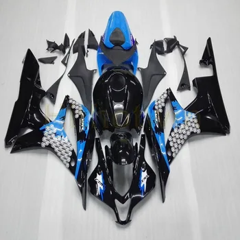 

Custom motorcycle Fairings for CBR600RR 2007-2008 motor panels+Screws+Injection mold blue silver black